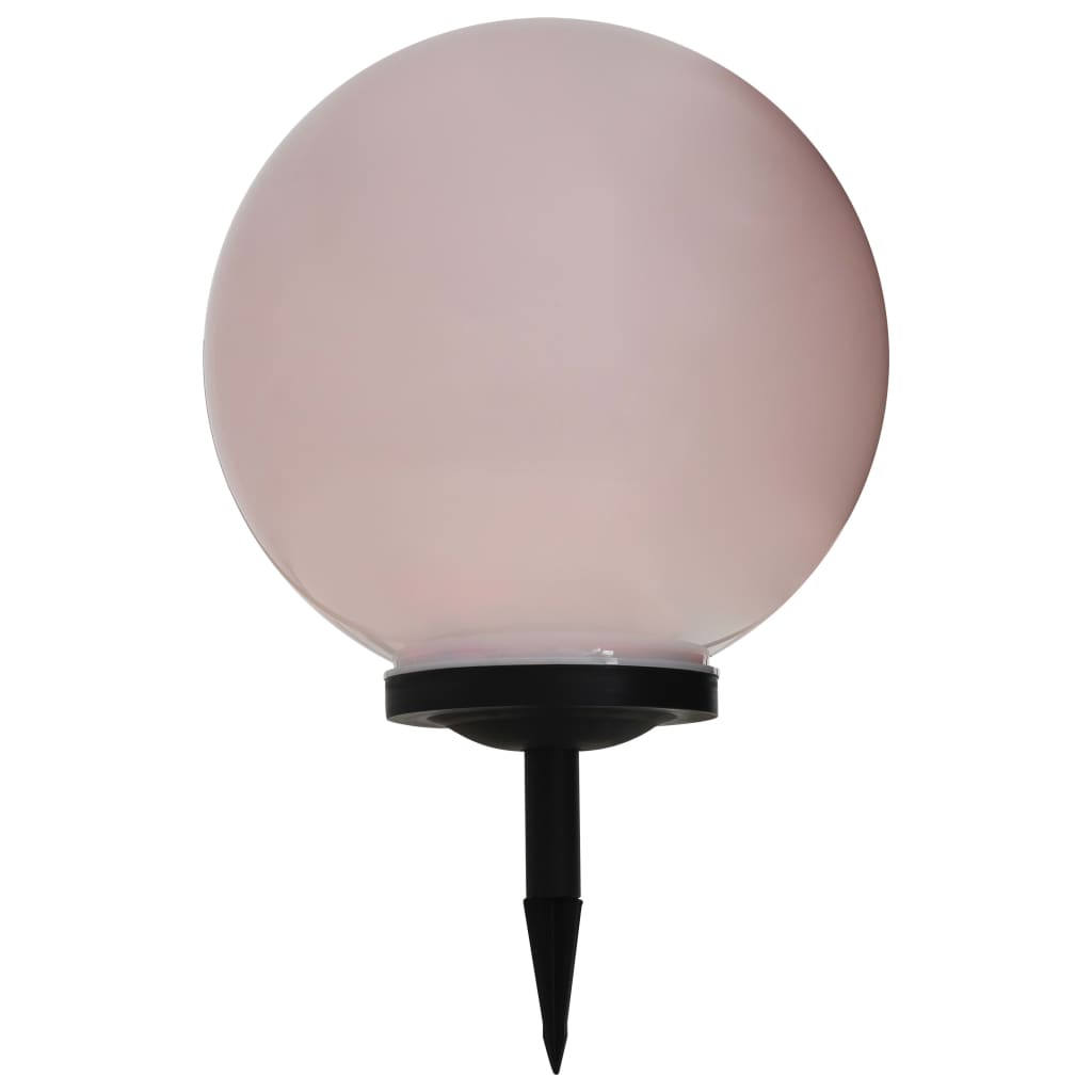Außen-Solarlampen 4 Stk. LED Kugel 30 cm RGB