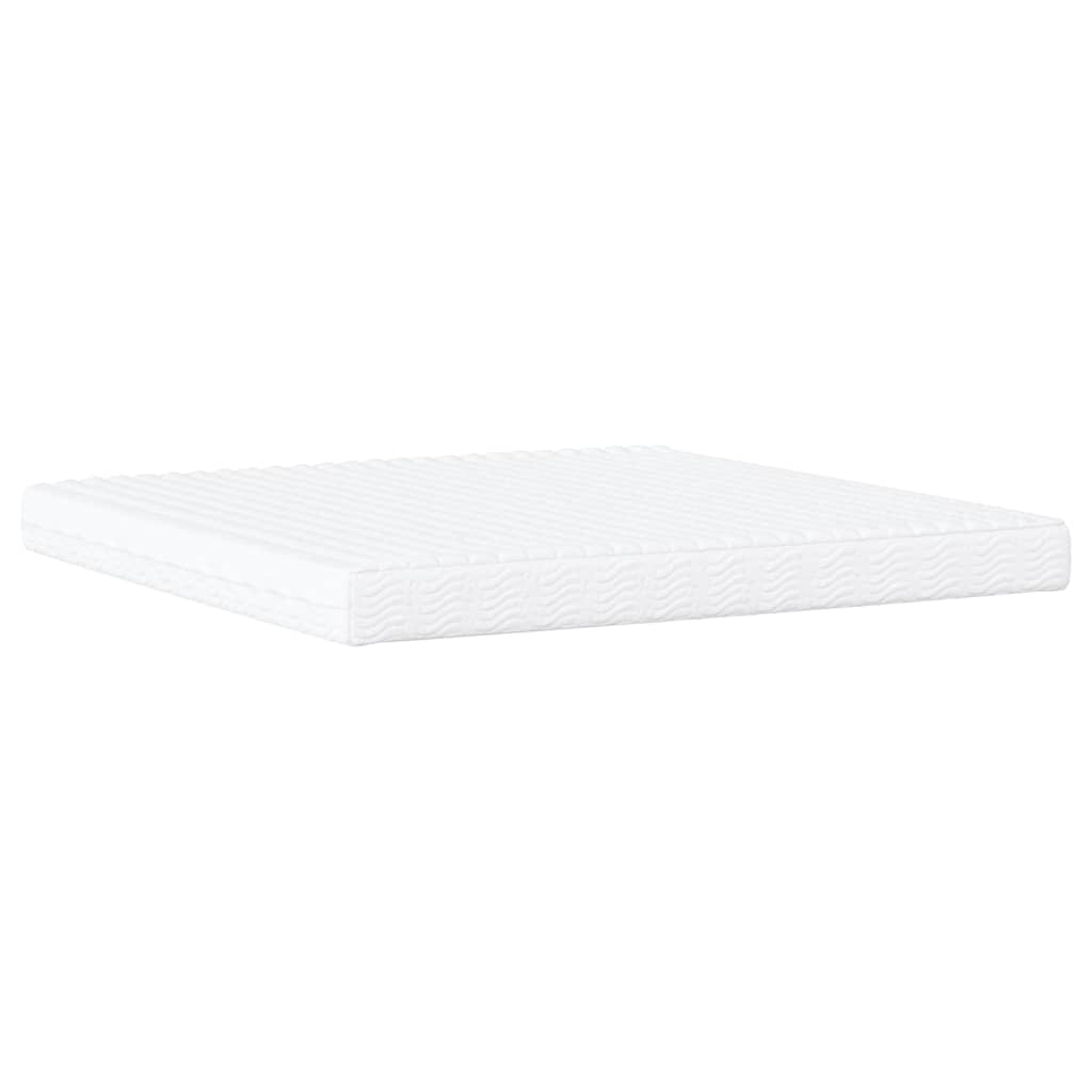 Bett mit Matratze "Dover" Hellgrau 80x200 cm Samt