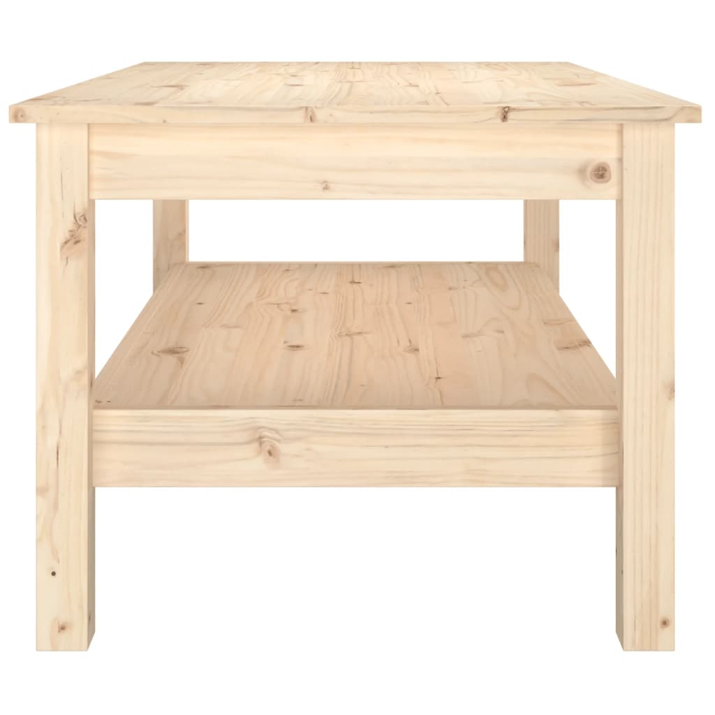 Couchtisch 45 x 45 x 40 cm Massivholz Kiefer