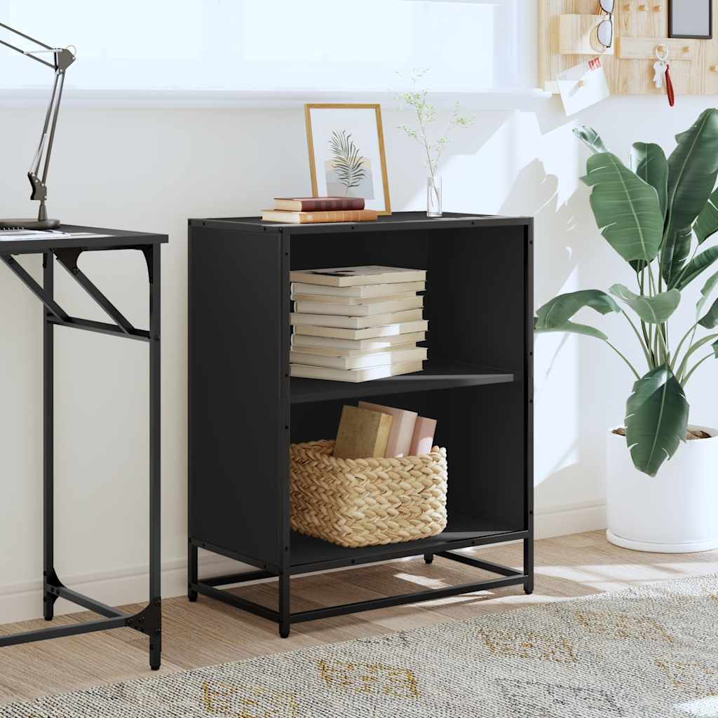 Bücherregal Schwarz 60x35x139 cm Holzwerkstoff