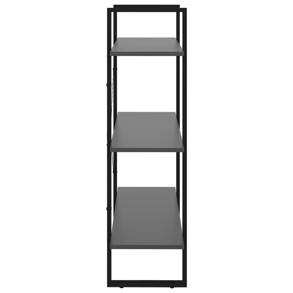 Bücherregal Weiß 80x30x105 cm Holzwerkstoff