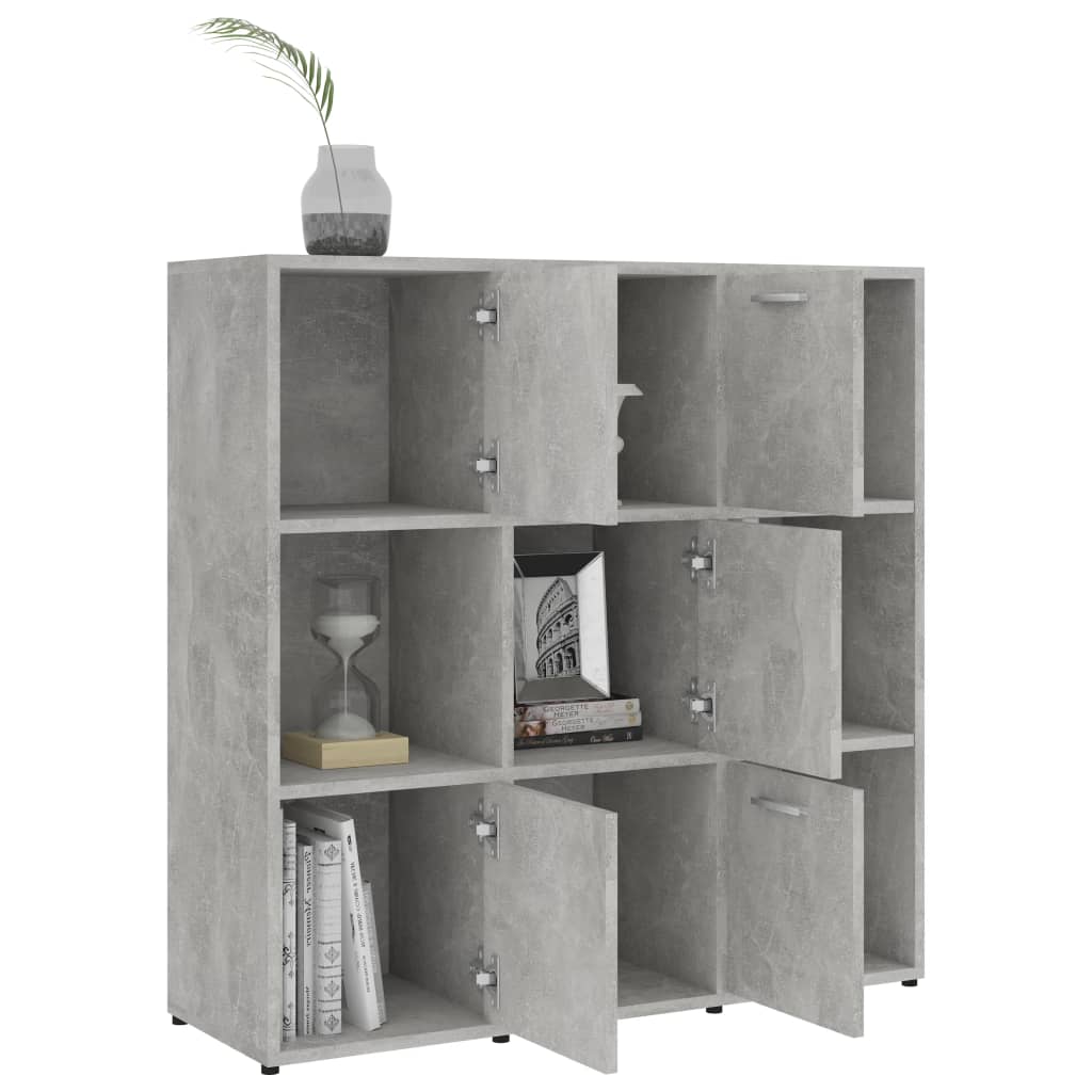 Bücherregal Weiß 90x30x90 cm Holzwerkstoff