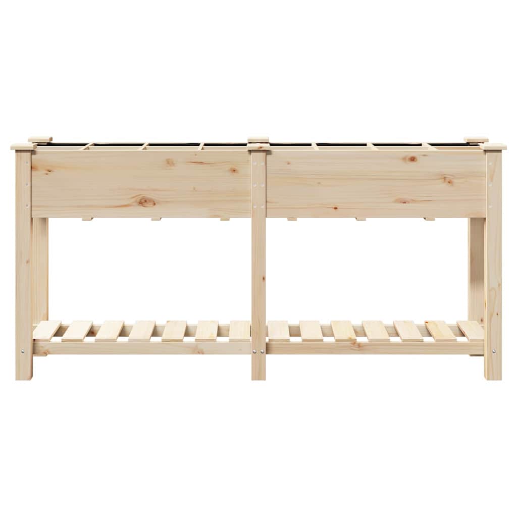 Garten-Pflanzgefäß mit Regal Beige 71 x 37 x 76,5 cm