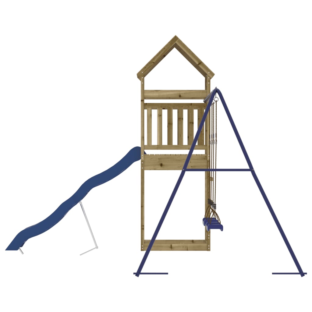 Spielturm Massivholz Kiefer
