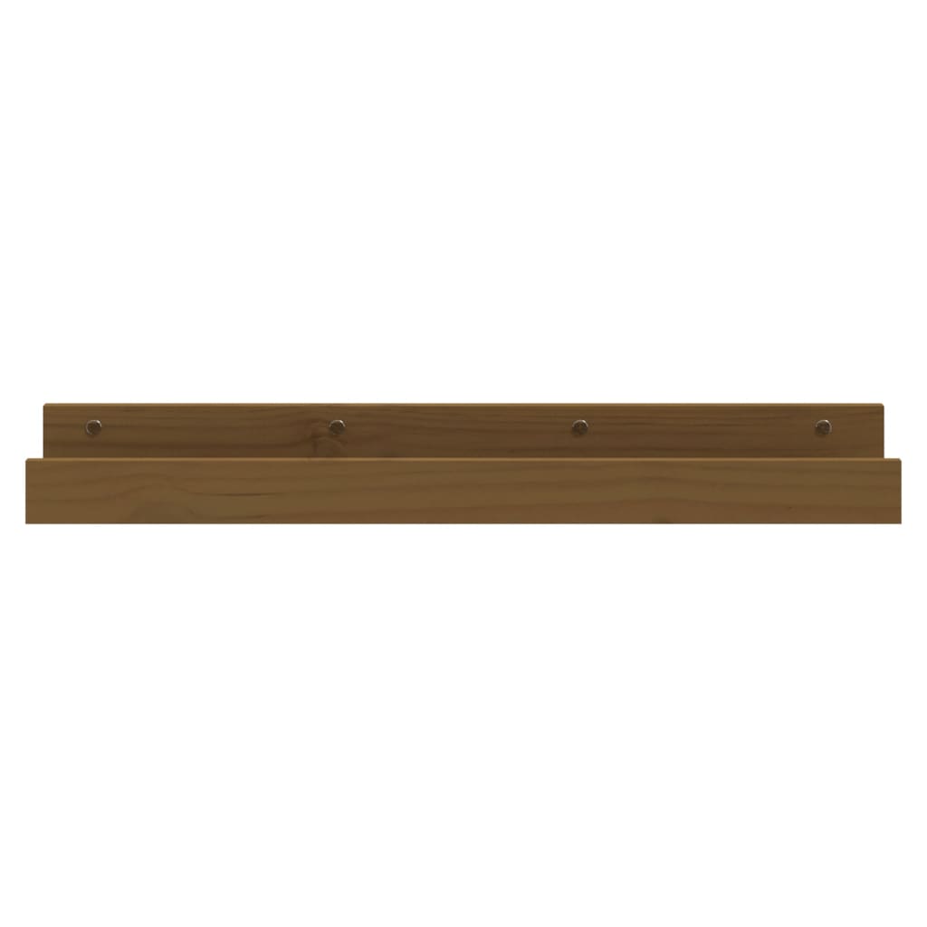 Wandregale 2 Stk. 50x12x9 cm Massivholz Kiefer