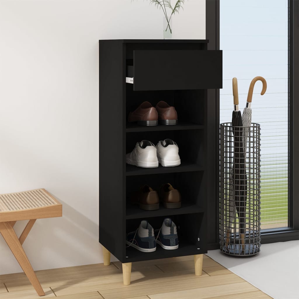 Schuhschrank Weiß 40x36x105 cm Holzwerkstoff