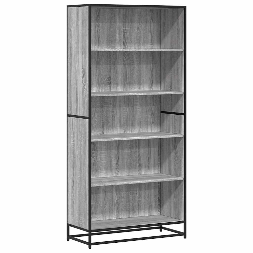 Bücherregal Schwarz 60x35x139 cm Holzwerkstoff