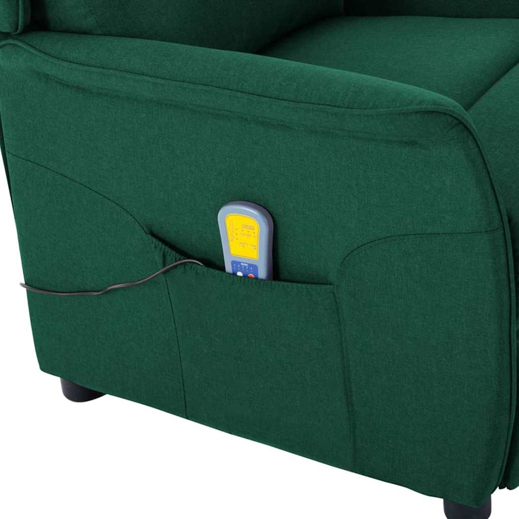 Massagesessel mit Kissen Hellgrau 93,5 x 67,5 x 101,5 cm Stoff