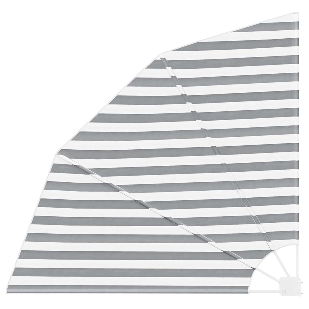 Faltbarer Balkonfächer Grau 210×210 cm