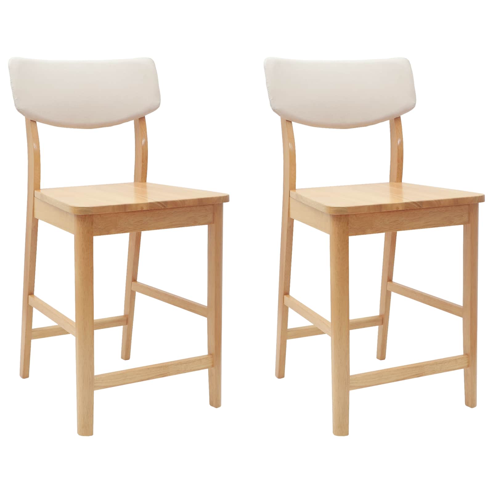 Esszimmerstühle 2 pcs Hellbraun 48 x 49 x 95 cm