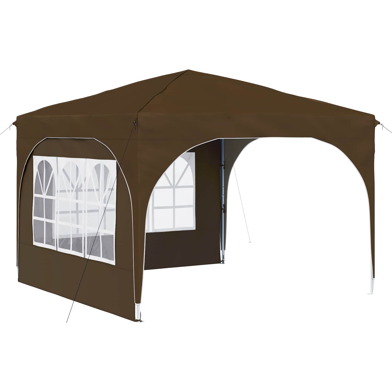 Pop-up Partyzelt 290 x 290 x 245 cm Creme