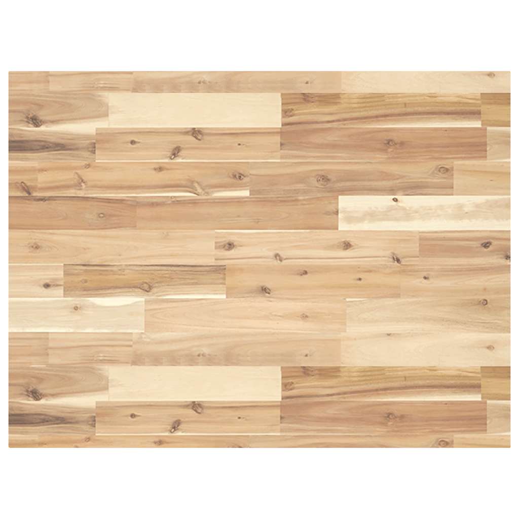Tischplatte Rechteckig 60x50x2 cm Massivholz Akazie
