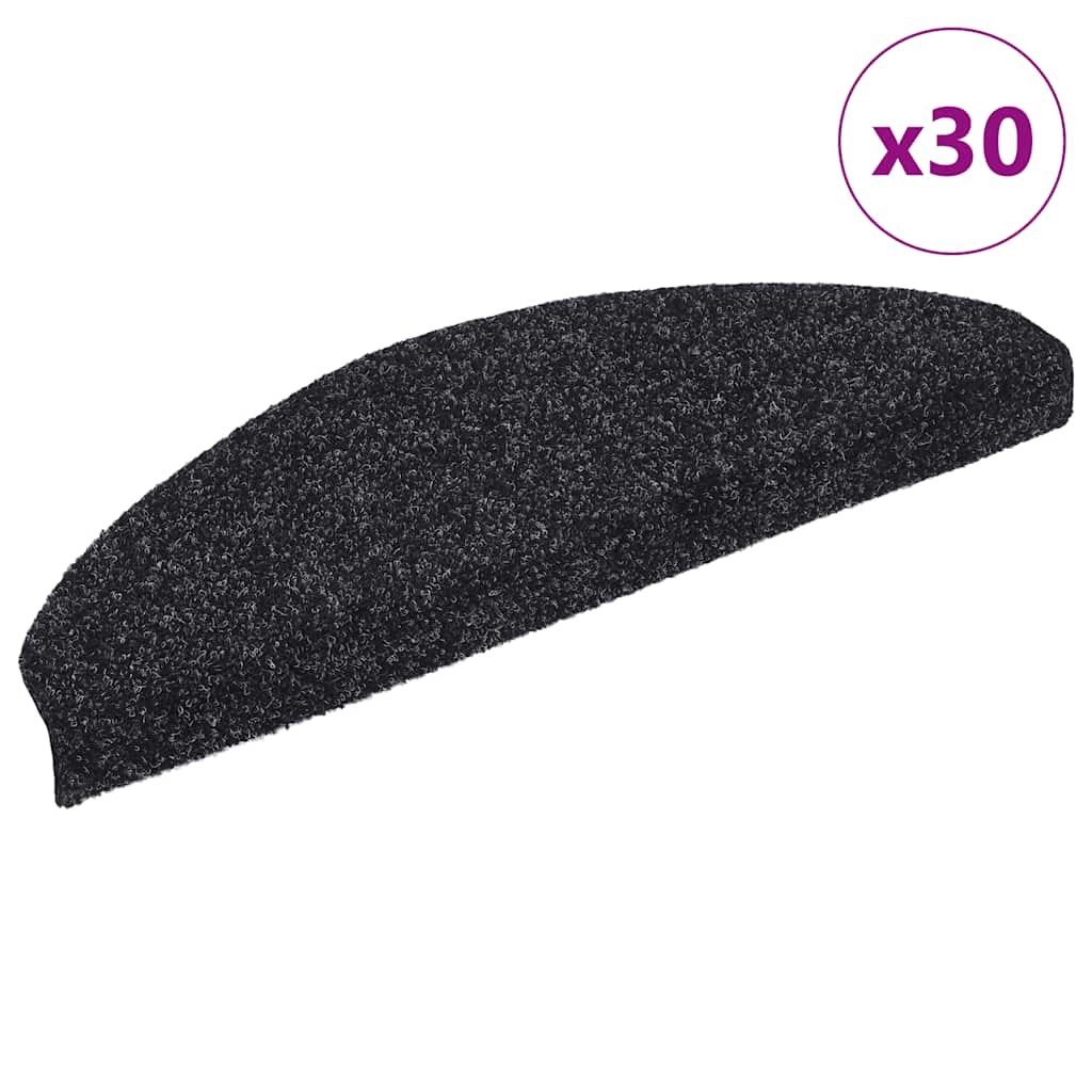 Stufenmatten Selbstklebend 15 Stk. 56x17x3 cm Hellbraun Halbrund