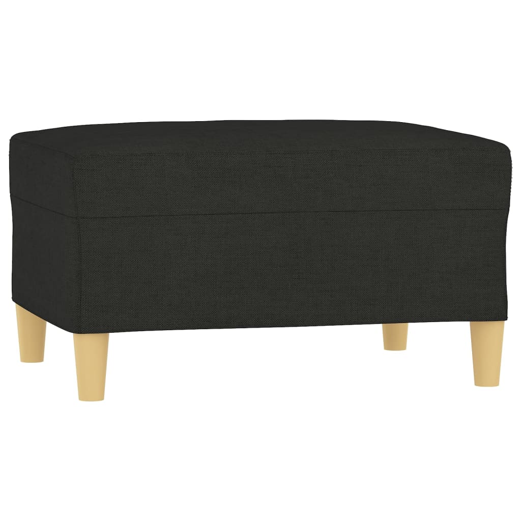 Fußhocker Hellgrau 60x50x41 cm Stoff