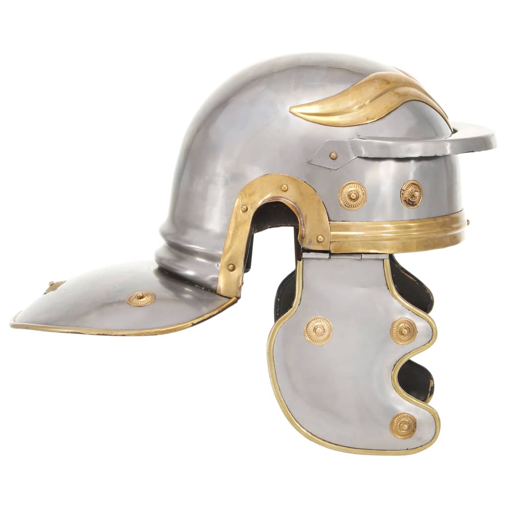 Preußische Pickelhaube Antik Replik für LARP Schwarz Stahl
