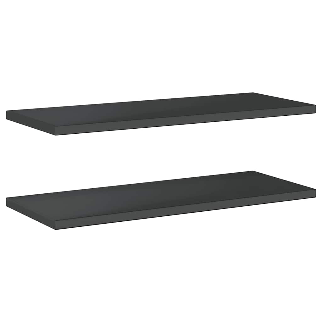 Wandregale 2 Stk. 100x40 cm Silbern Edelstahl