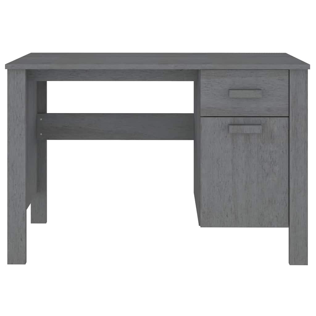 Schreibtisch HAMAR Honigbraun 113x50x75 cm Massivholz Kiefer
