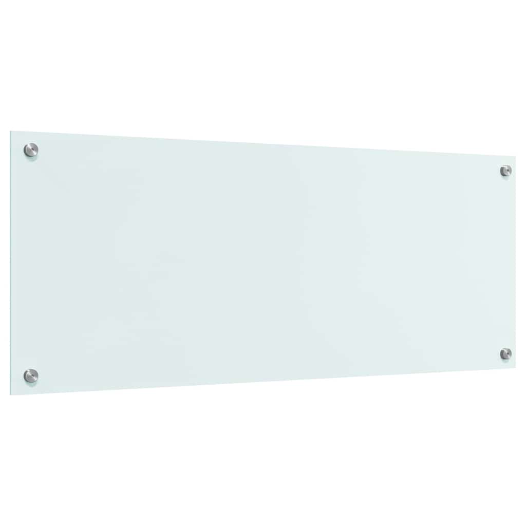 Küchenrückwand 2 pcs Weiß 70 x 40 cm Gehärtetes Glas