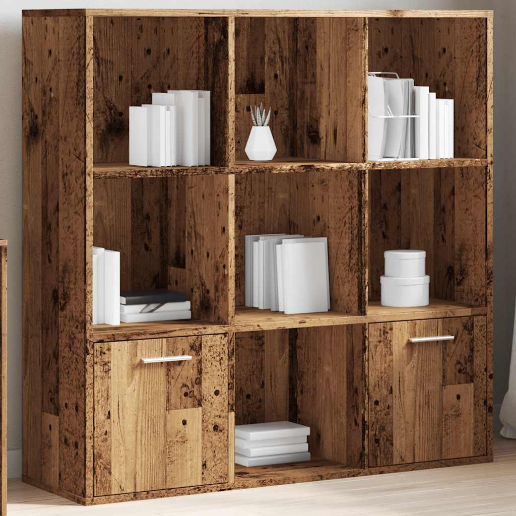 Bücherregal Weiß 98x30x98 cm Holzwerkstoff