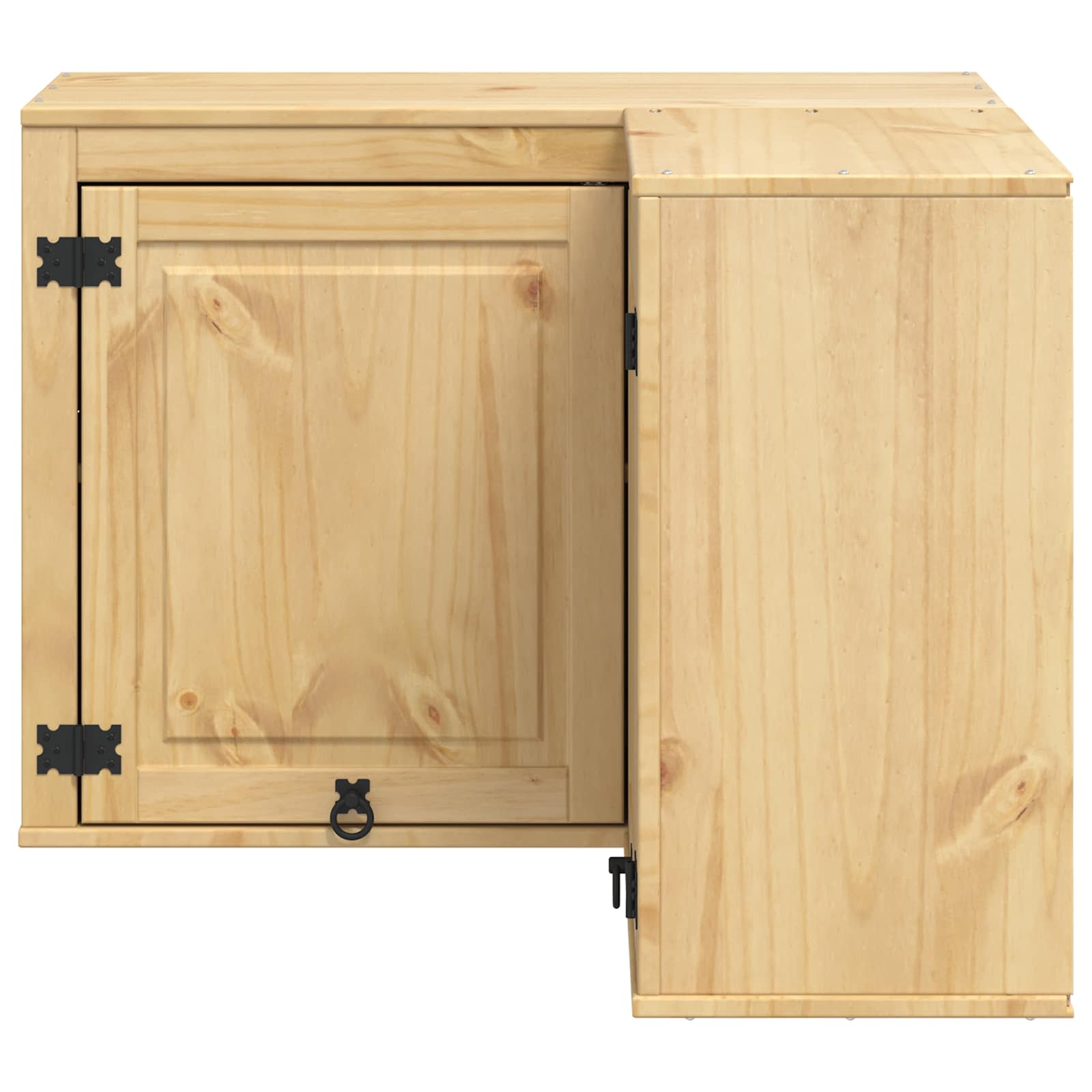 Schrank SKI Honigbraun 60 x 46 x 81,5 cm Massives Kiefernholz