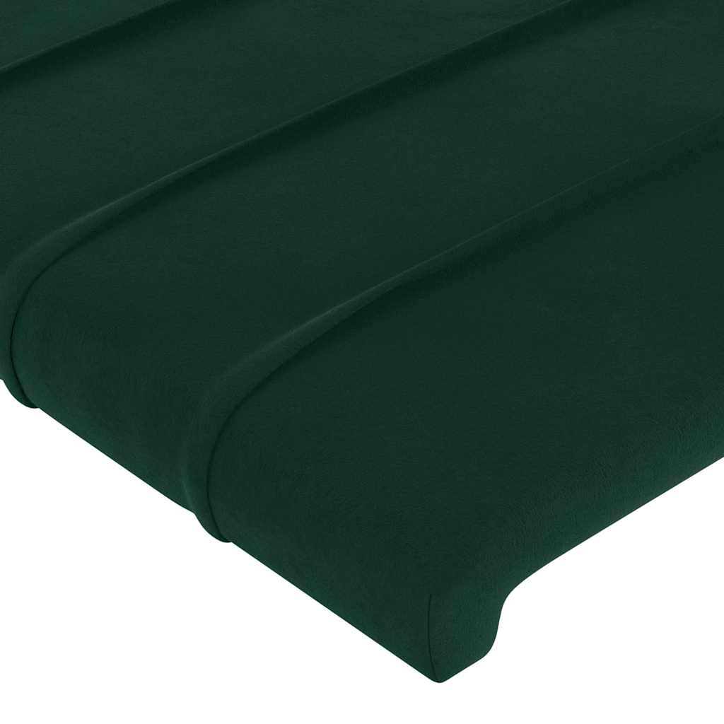 Kopfteil Hellgrau 80x5x118/128 cm Samt