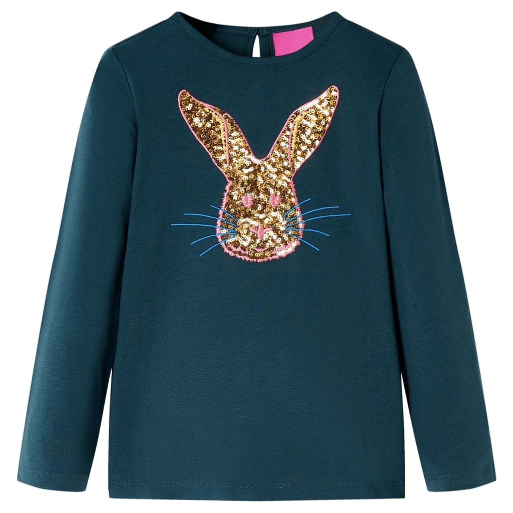Kinder-Langarmshirt Dunkelrosa 116
