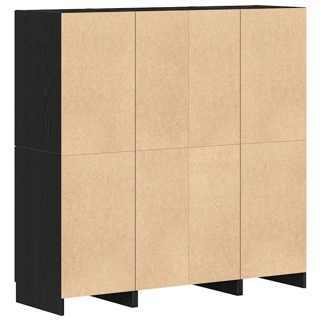 3-tlg. Küchenschrank-Set Weiß Holzwerkstoff
