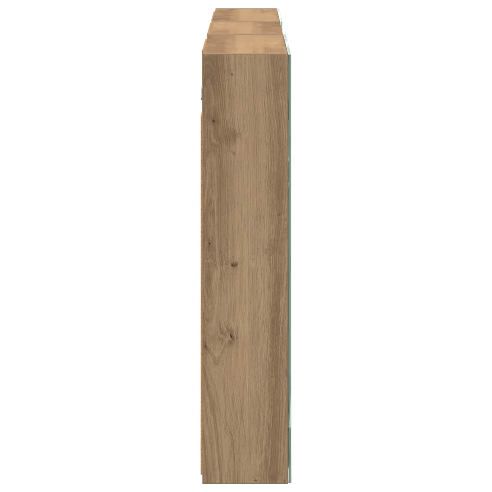 Badezimmerschrank-Set 3 pcs 80 x 10,5 x 50 cm Holzwerkstoff