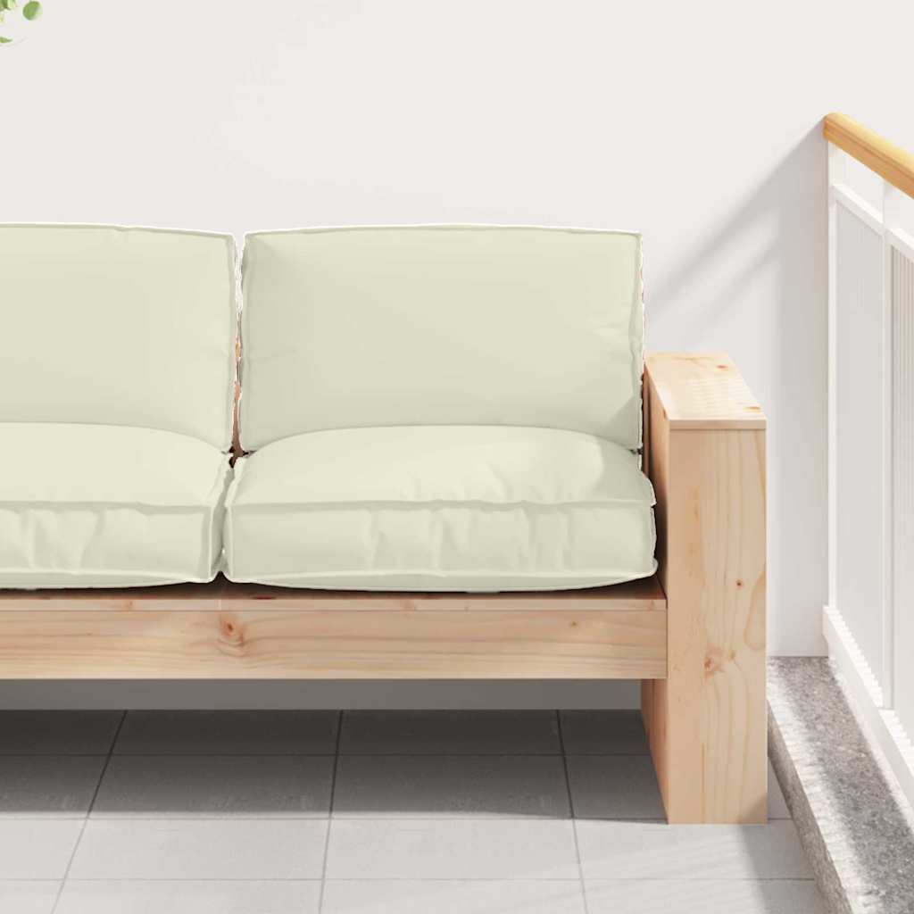 Kissen Anthrazit 80 x 80 x 12 cm Oxford-Stoff