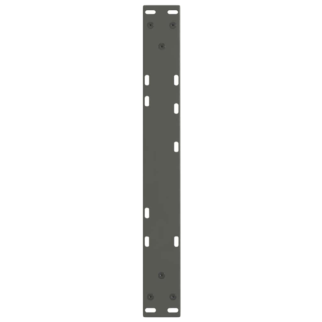 Couchtischbeine V-Form 2 Stück Schwarz 30x(30-31,3) cm Stahl