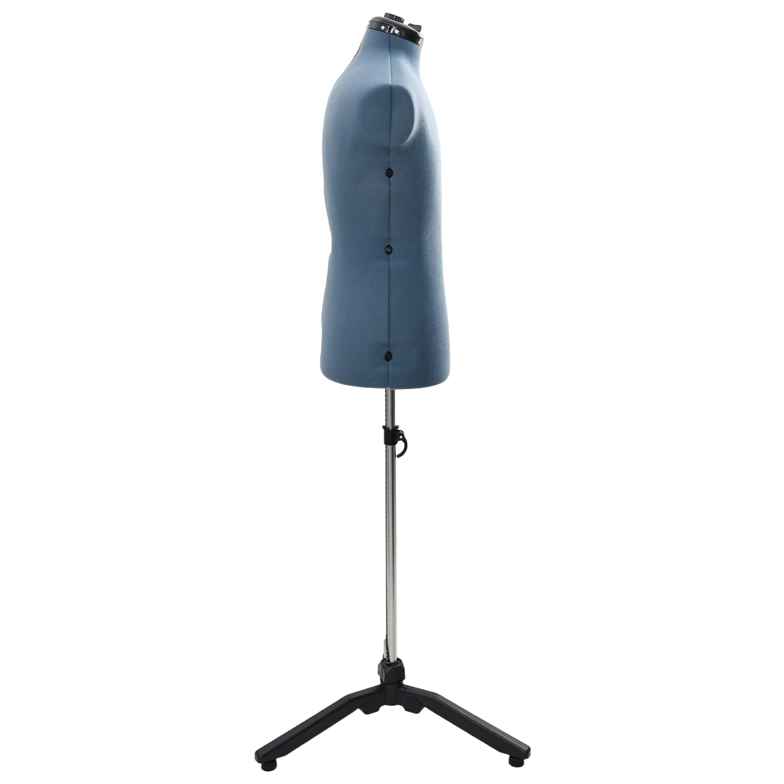 Verstellbare Schneiderpuppe für Männer Blau 37,5-45,5 Zoll
