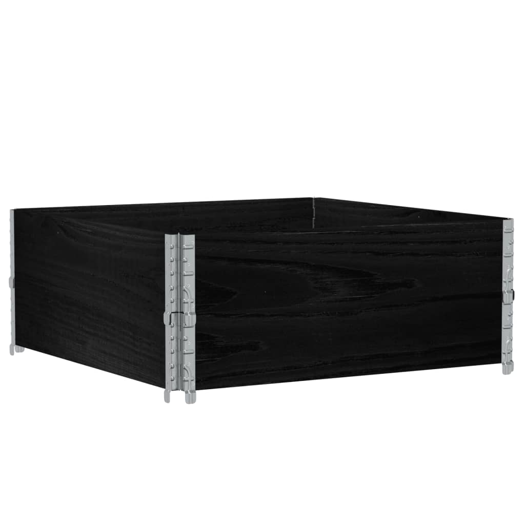 Pflanzkasten Grau 150x100 cm Massivholz Kiefer