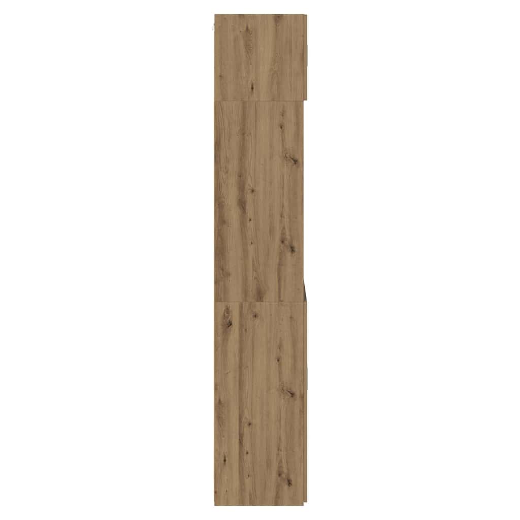 Aufbewahrungsschrank Altholz 80 x 42,5 x 225 cm Holzwerkstoff