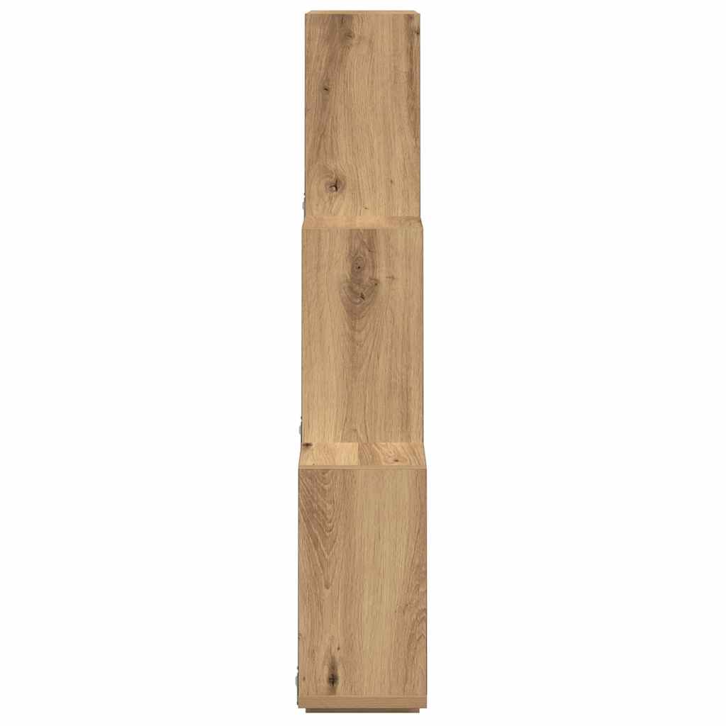 Würfelregal Weiß 78x15x93 cm Holzwerkstoff