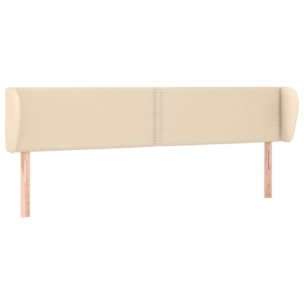 Kopfteil mit Ohren Dunkelgrau 83x23x78/88 cm Stoff