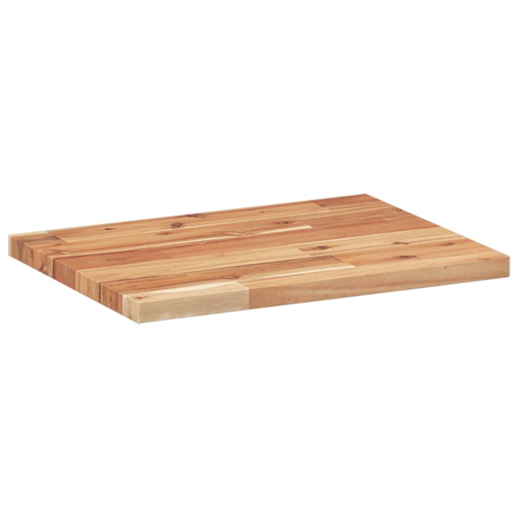Tischplatte 40x20x2 cm Rechteckig Massivholz Akazie