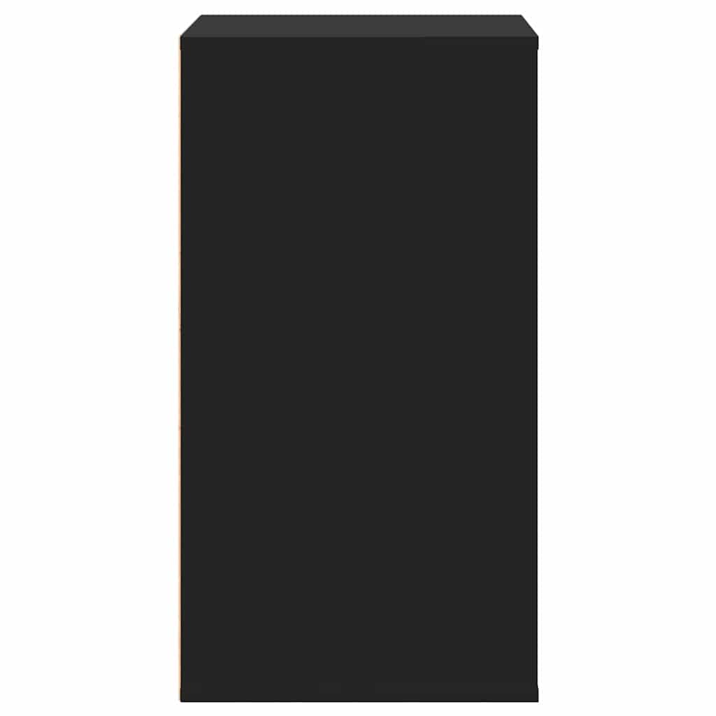 Schubladenschrank Schwarz Eichen-Optik 41 x 40 x 58 cm