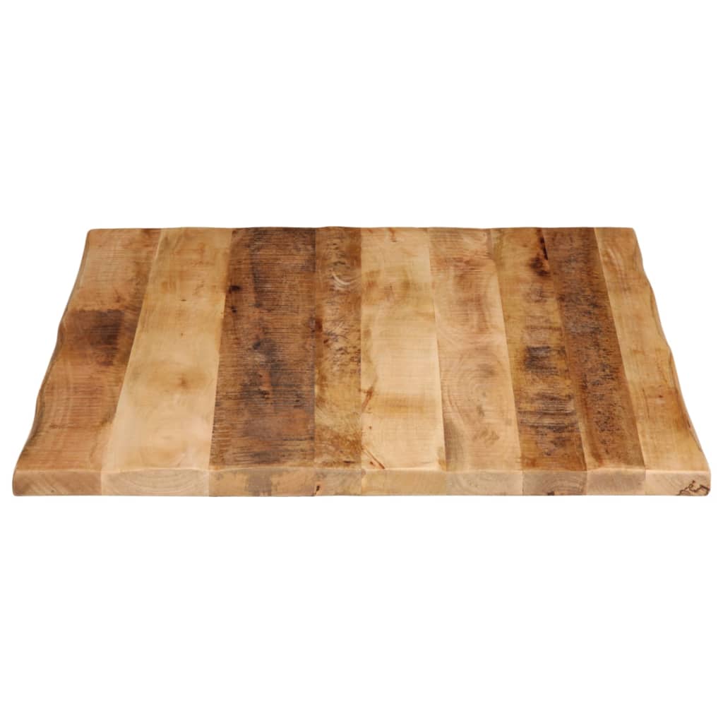 Tischplatte 40x40x2,5 cm Rechteckig Massivholz Akazie Baumkante