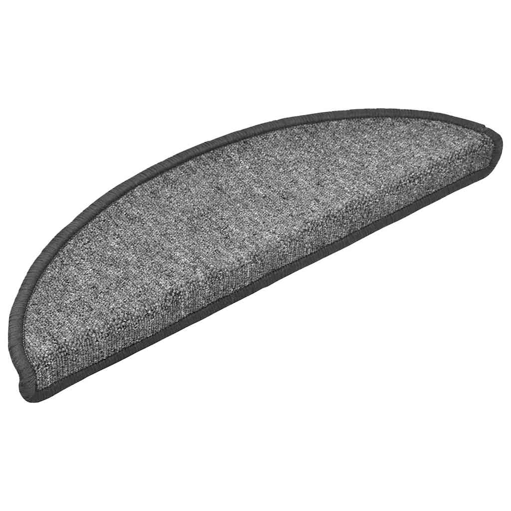 Stufenmatten 15 Stk. 56x17x3 cm Anthrazit Halbrund