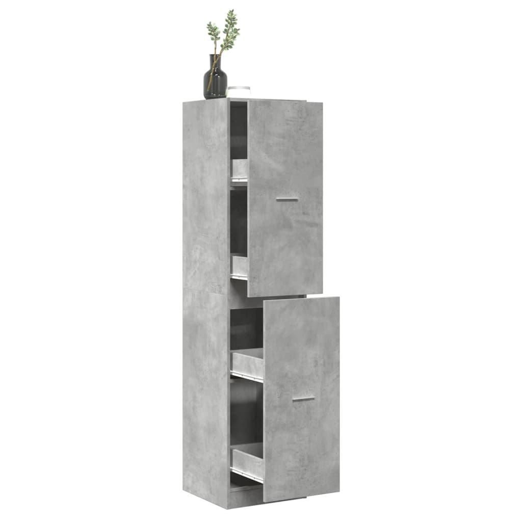 Apothekerschrank Weiß 30 x 41 x 174,5 cm Holzwerkstoff