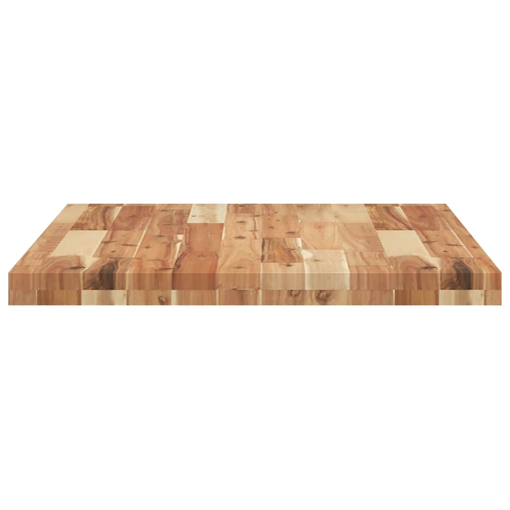 Tischplatte Rechteckig 60x50x2 cm Massivholz Akazie