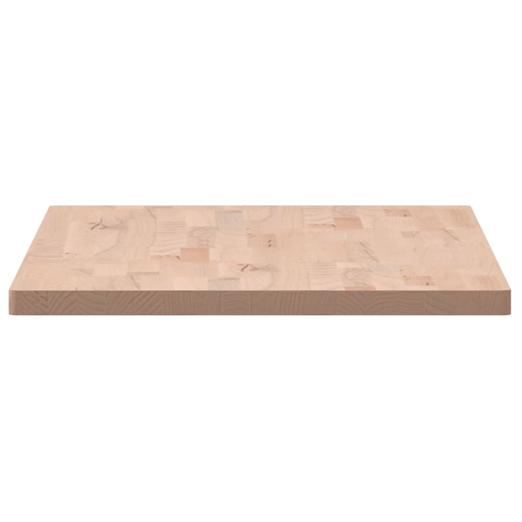Tischplatte 80x40x1,5 cm Rechteckig Massivholz Buche
