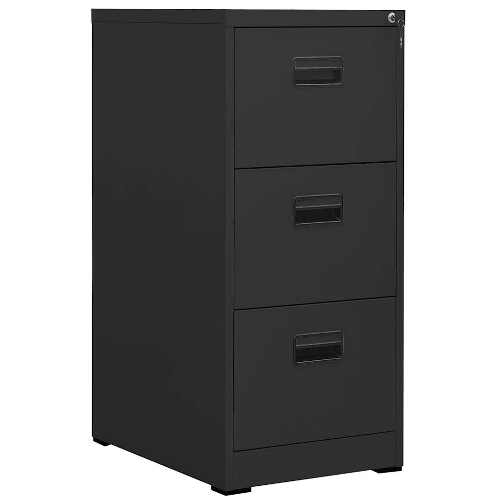 Aktenschrank Weiß 46x62x72,5 cm Stahl
