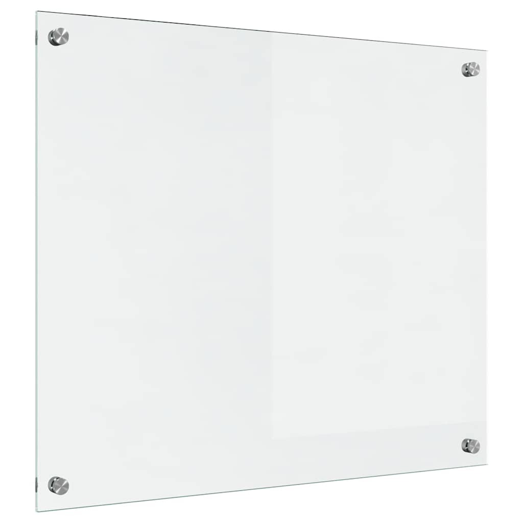 Küchenrückwand 2 pcs Weiß 70 x 40 cm Gehärtetes Glas