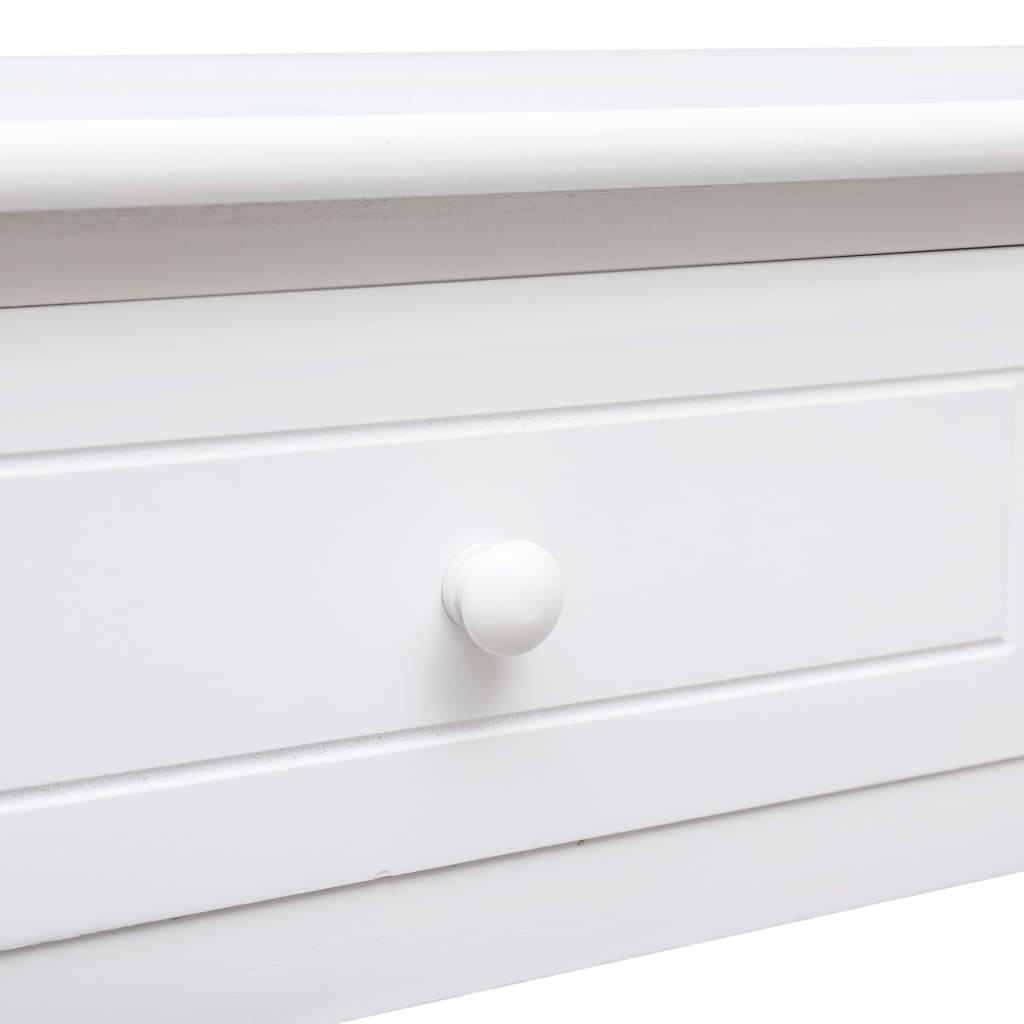Konsolentisch Grau 90×30×77 cm Holz