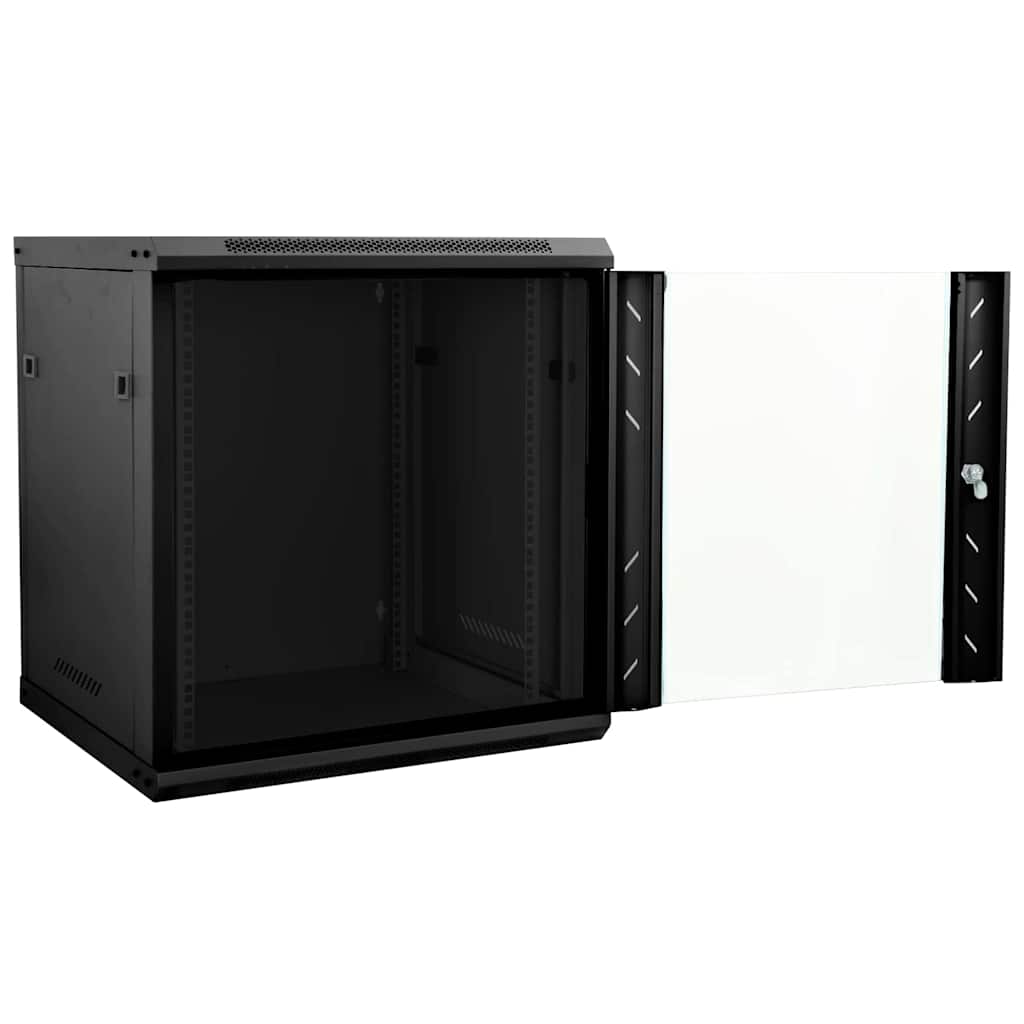 Netzwerkschrank mit Speicher Grau 60 x 45 x 28 cm Stahl