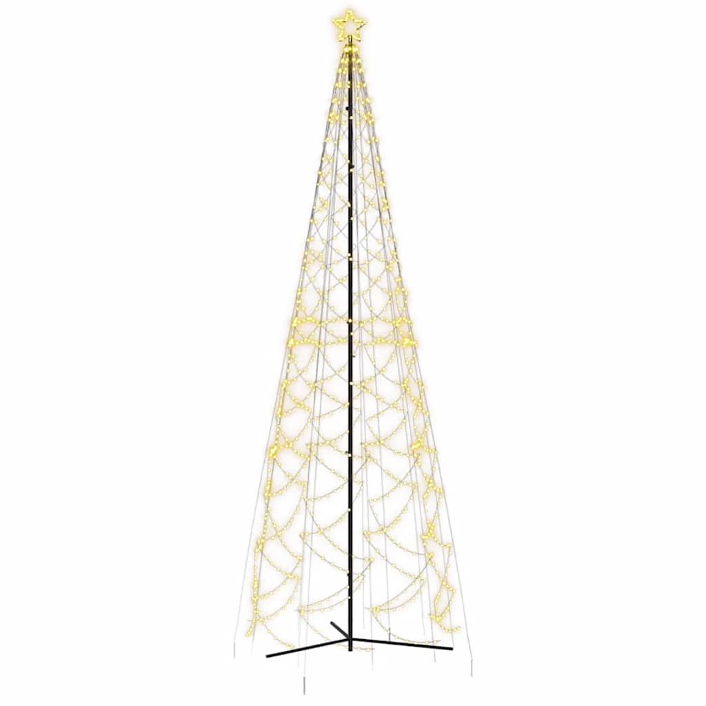 Weihnachtsbaum-Kegel Warmweiß 500 LEDs 100x300 cm