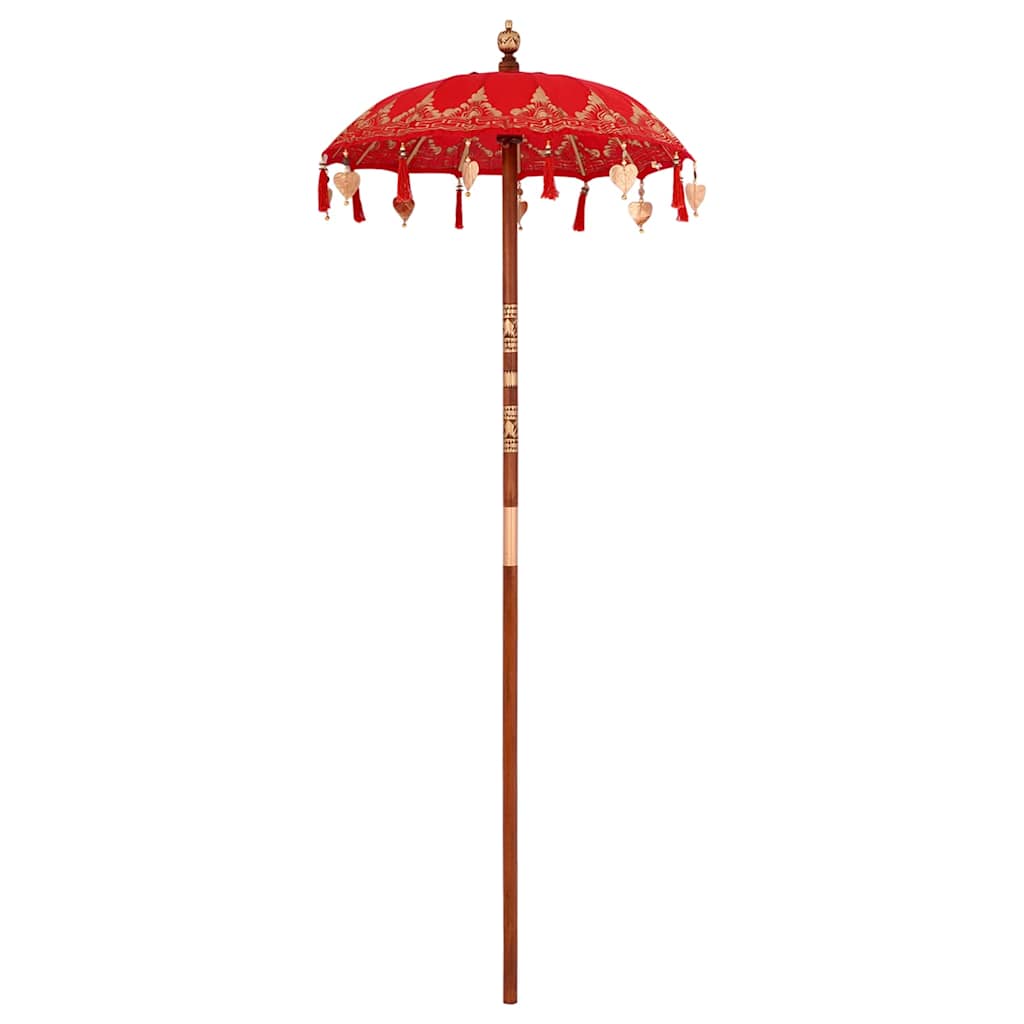 Balinesischer Sonnenschirm Creme 125 x 125 x 260 cm