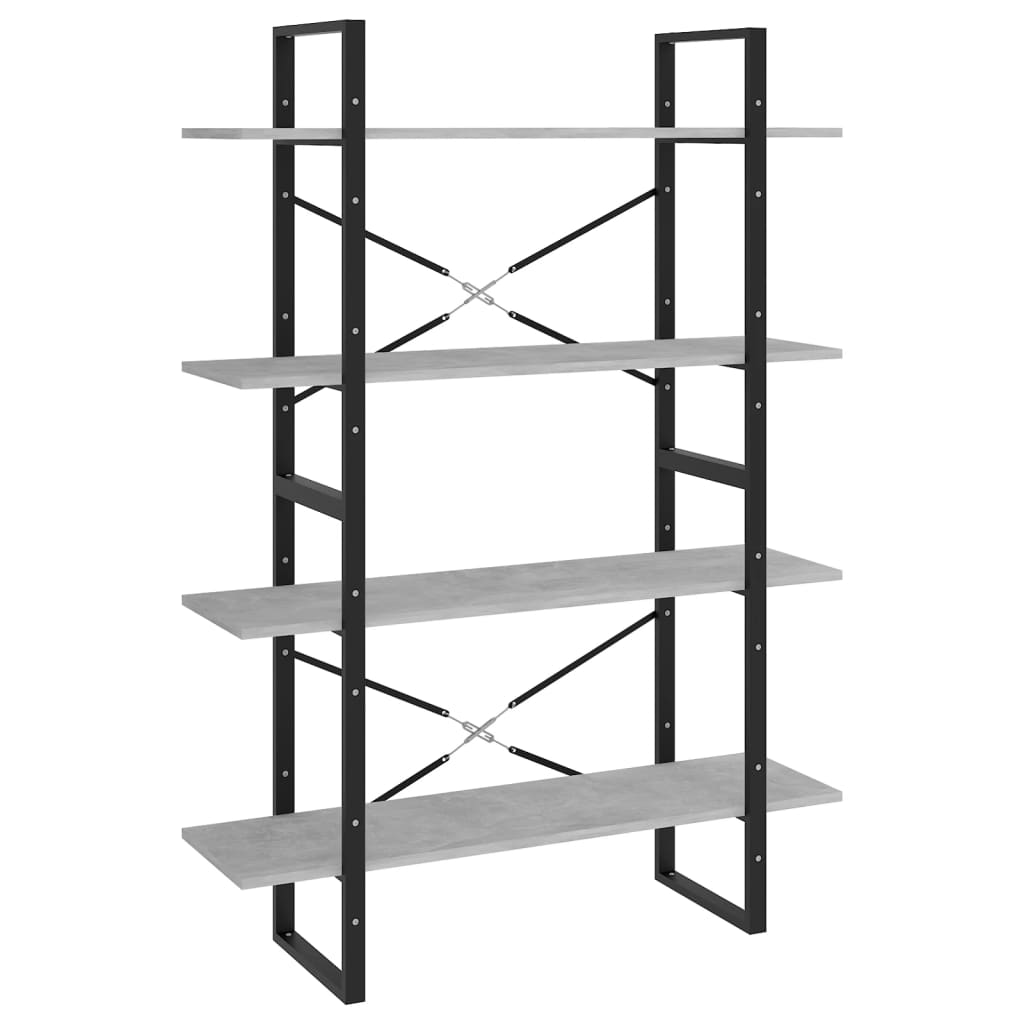Bücherregal 2 Fächer Weiß 100x30x70 cm Holzwerkstoff