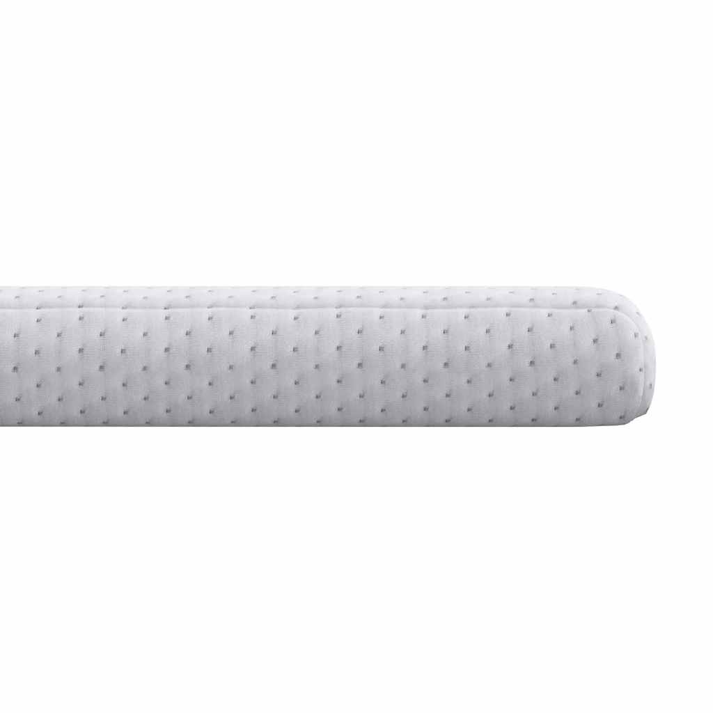 Matratzenauflage Weiß 80 x 200 cm Jacquard Stoff